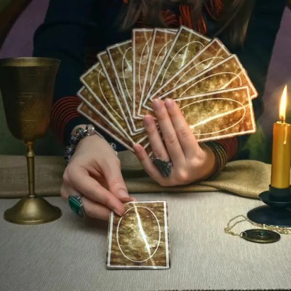 Tarot Bizum - baraja de cartas con velas